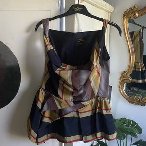 Vivienne Westwood anglomania draped stripe top size 44